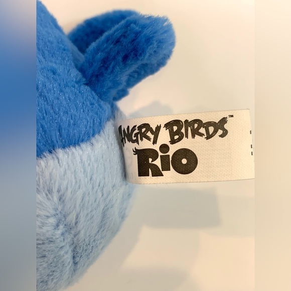 2011 Angry Birds RIO 7”Tyler Blu Gunderson Macaw Bird Plush Stuffed - Picture 3 of 5